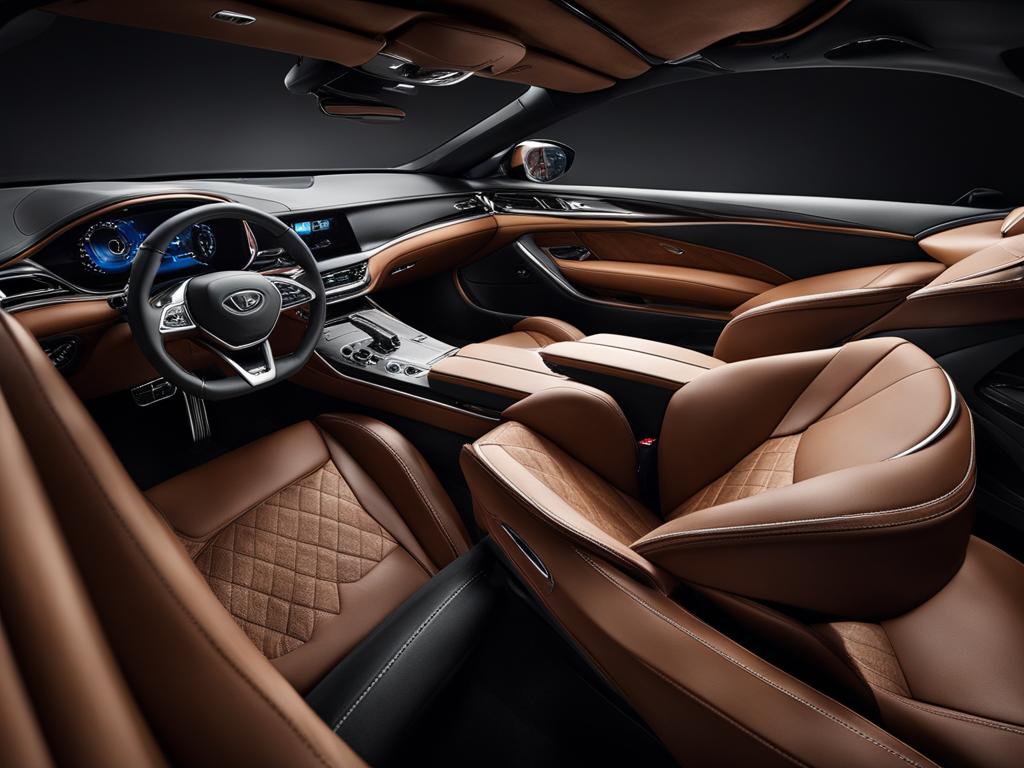 brown leather interiors