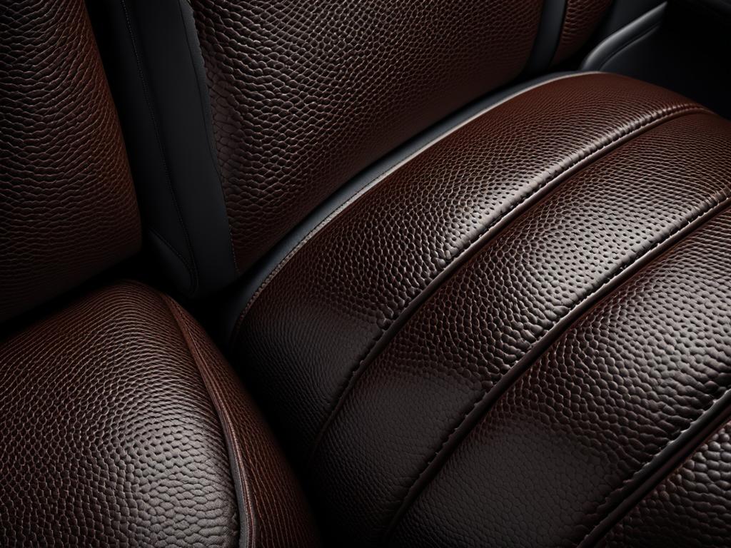 pattern stitching on car seats