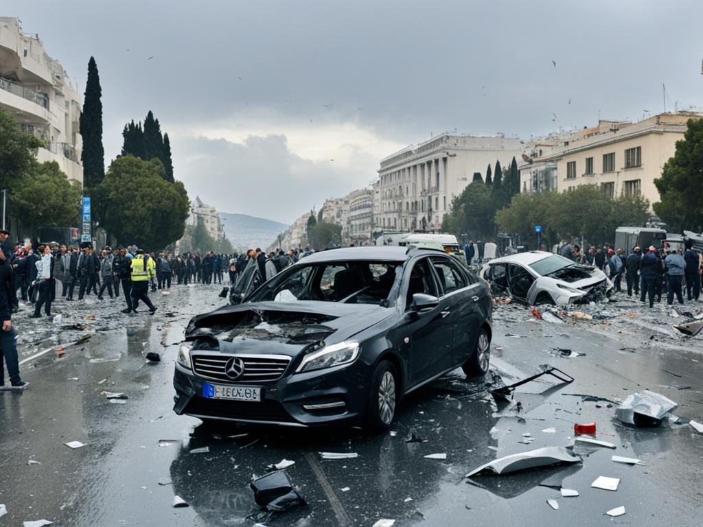 Athens Car Wreck