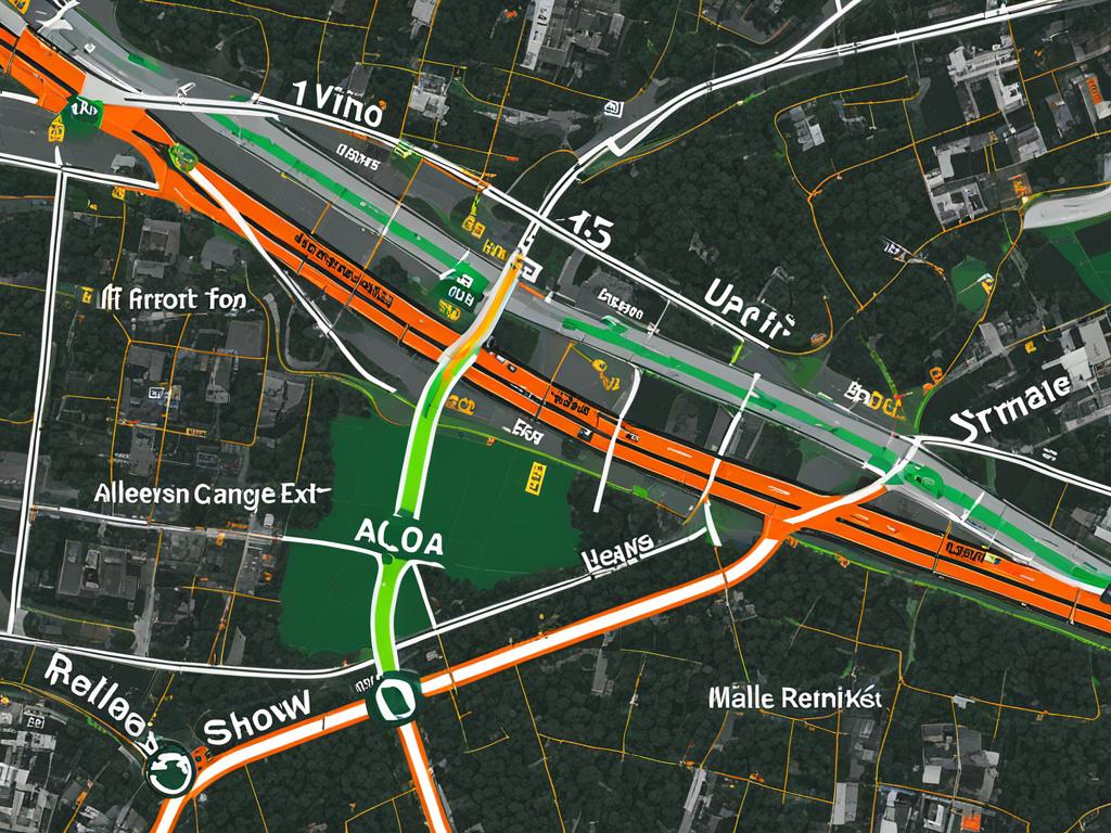 I-75 Alternate Route Map