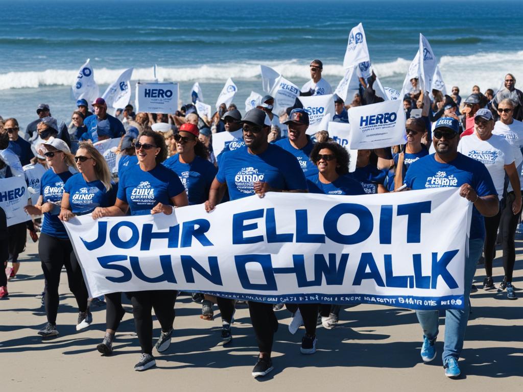 John R. Elliott Hero Walk