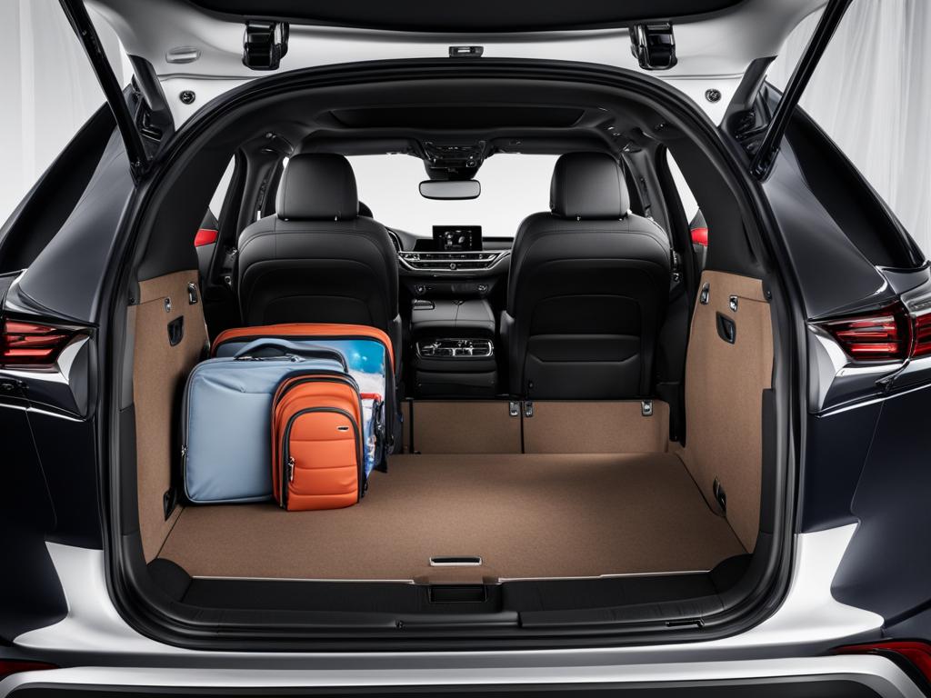 Lexus NX trunk space