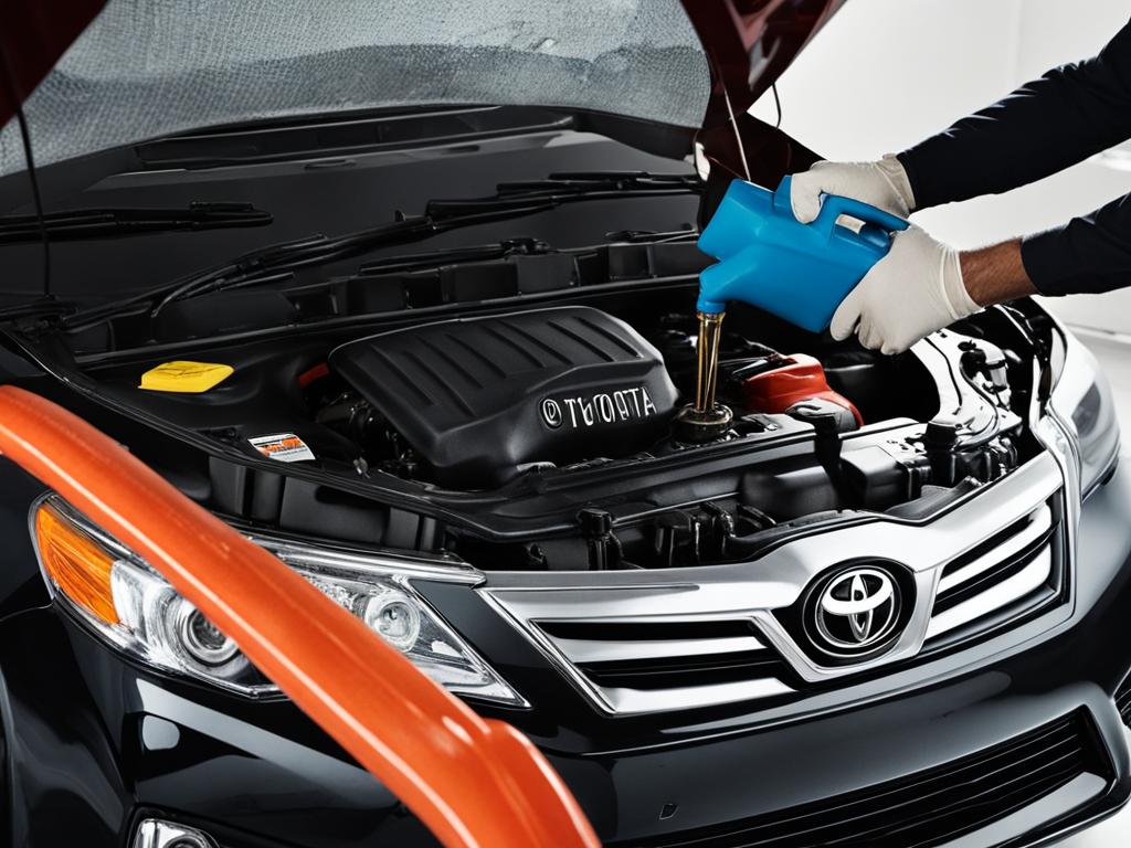 Toyota car oil change
