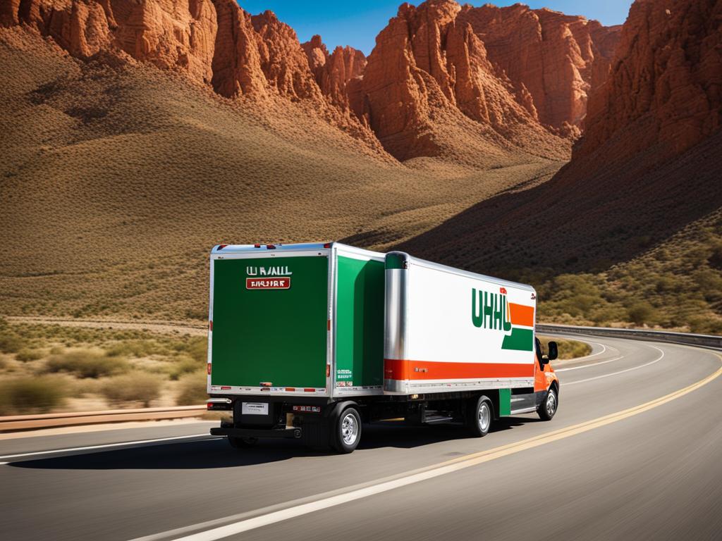 U-Haul auto transport trailer