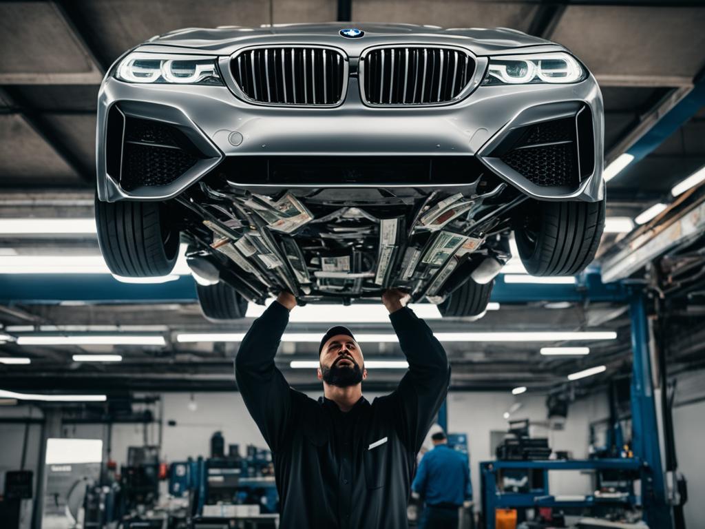 bmw chassis stabilization repair cost