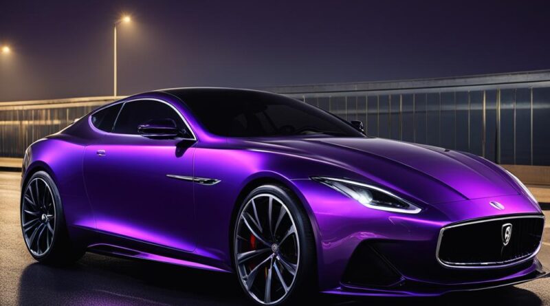 car purple
