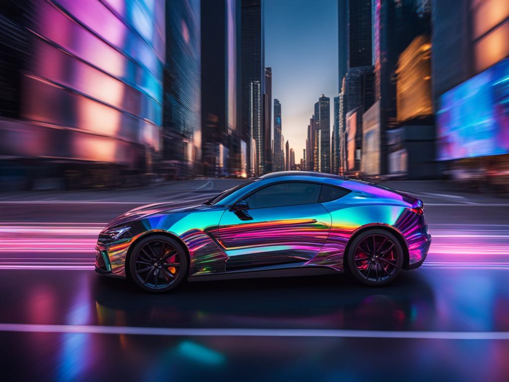 holographic car wraps for different vehicle types