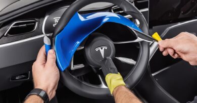 how to change horn on tesla
