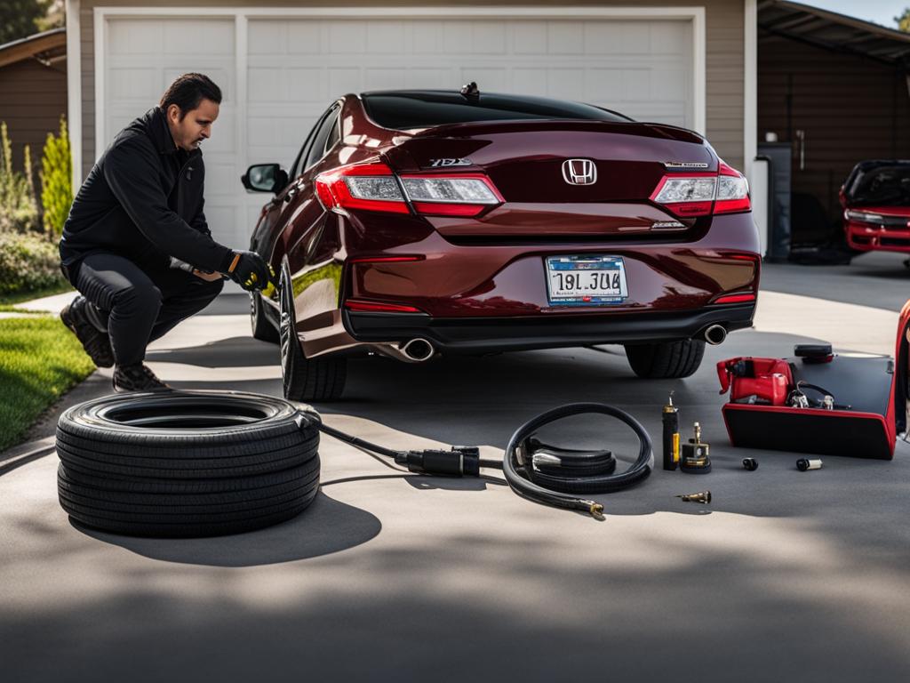 how to maintain proper tire pressure on honda accord