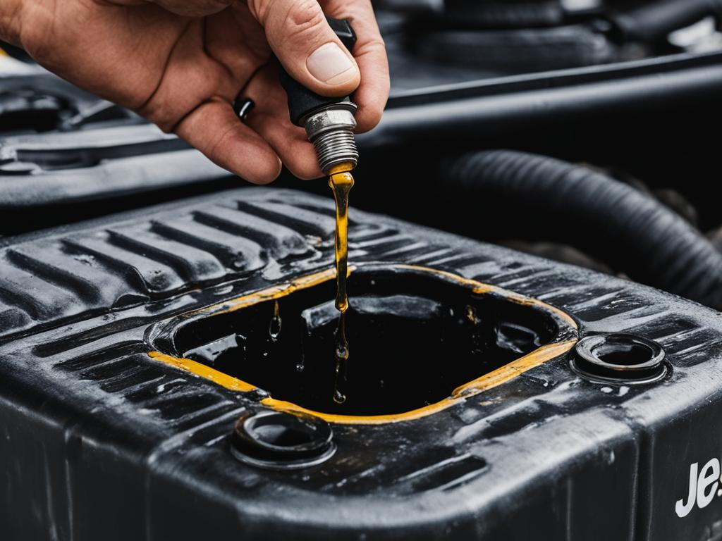 jeep wrangler oil change