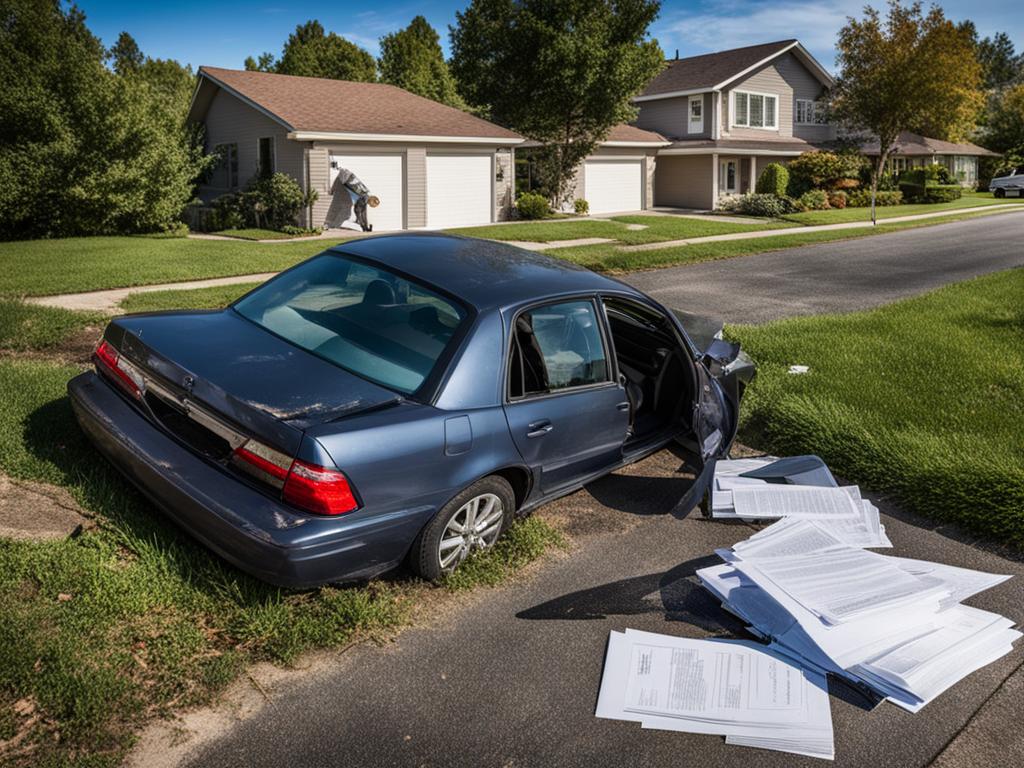 liability for property damage in car accidents