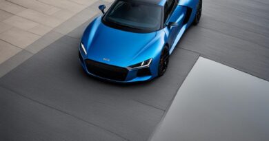 matte blue car