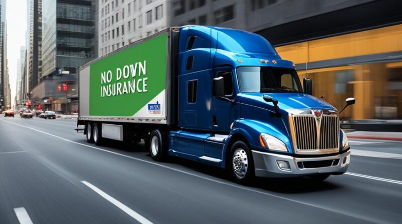 no down payment commercial truck insurance