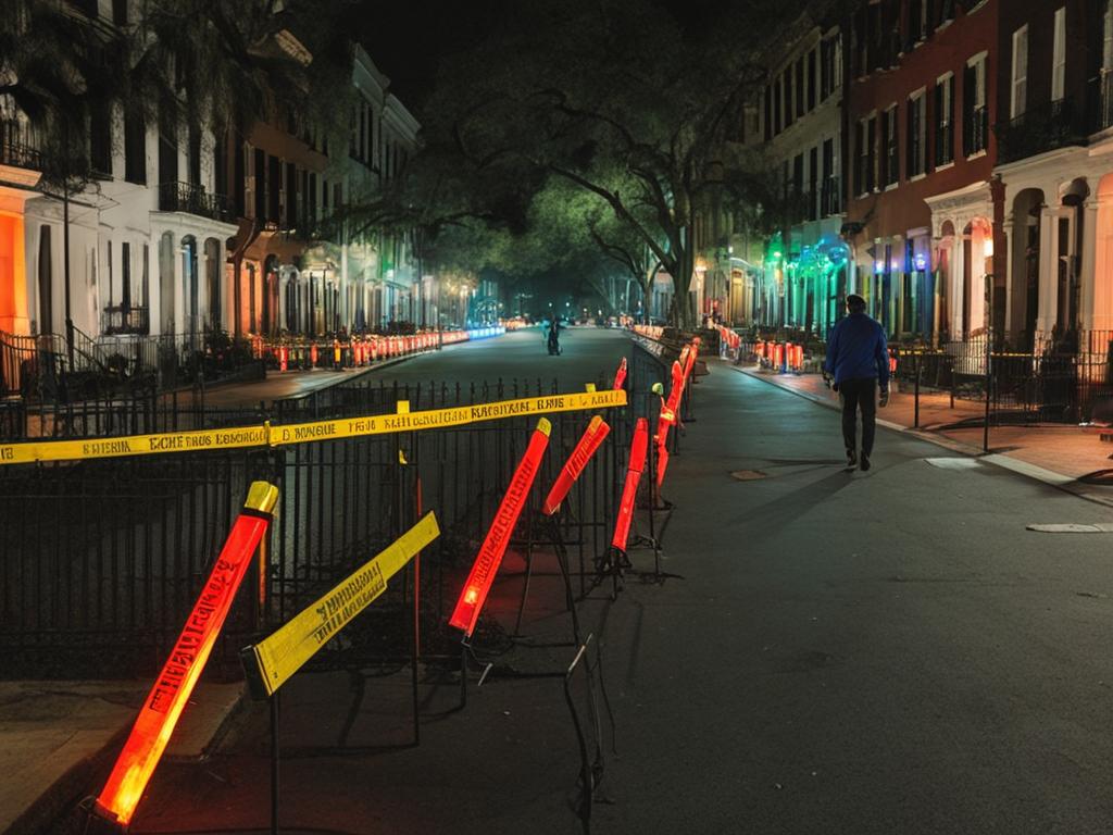 safety precautions at night in Savannah