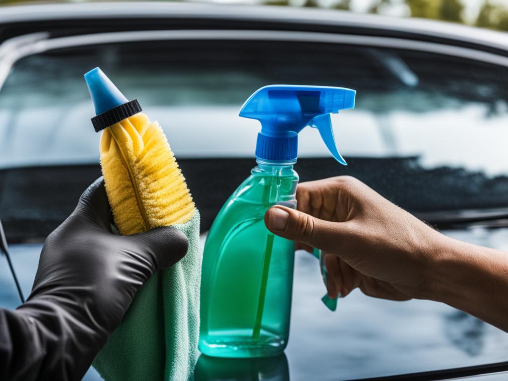 specific order for cleaning car windows