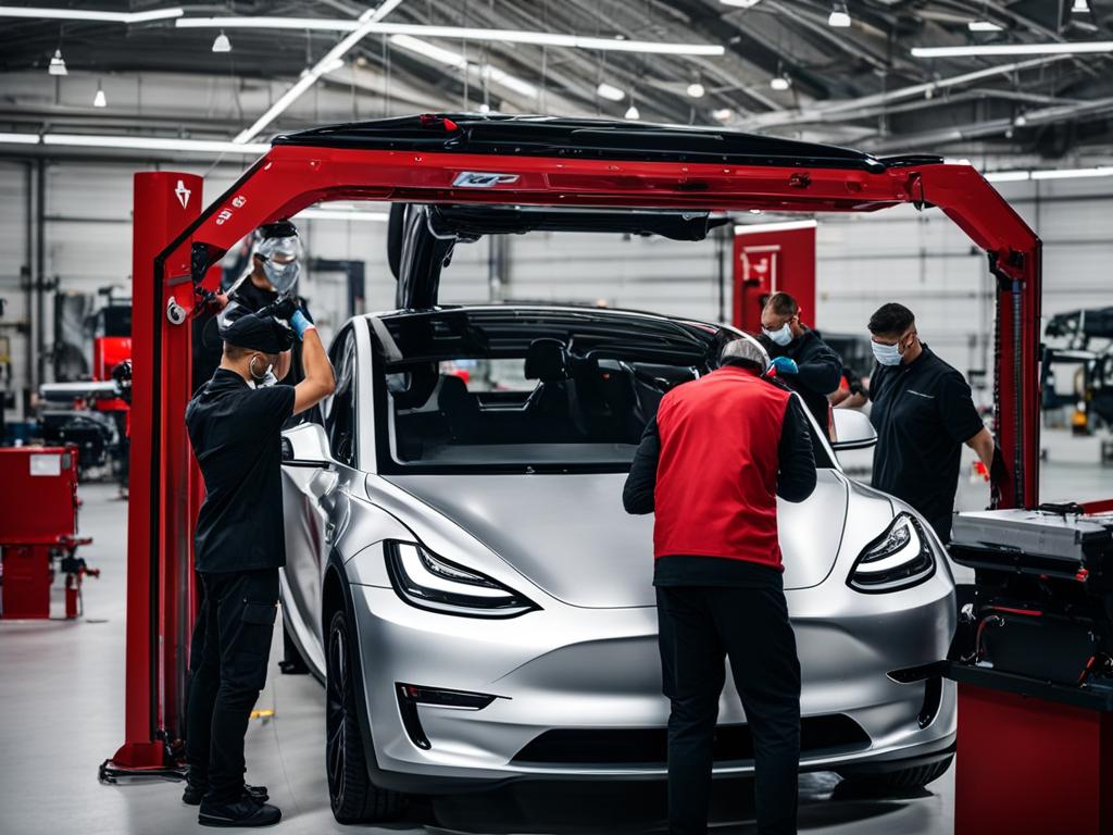 tesla model y windshield replacement specialists