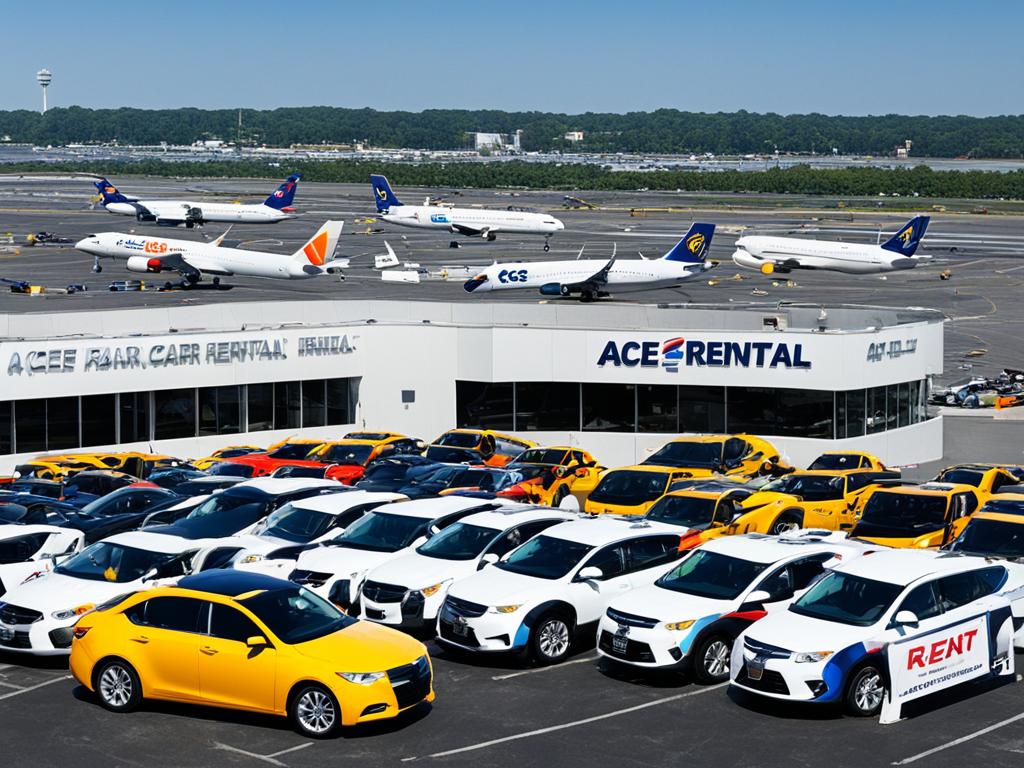 ace car rental newark airport
