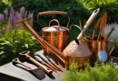 copper garden tools