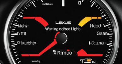 lexus warning lights