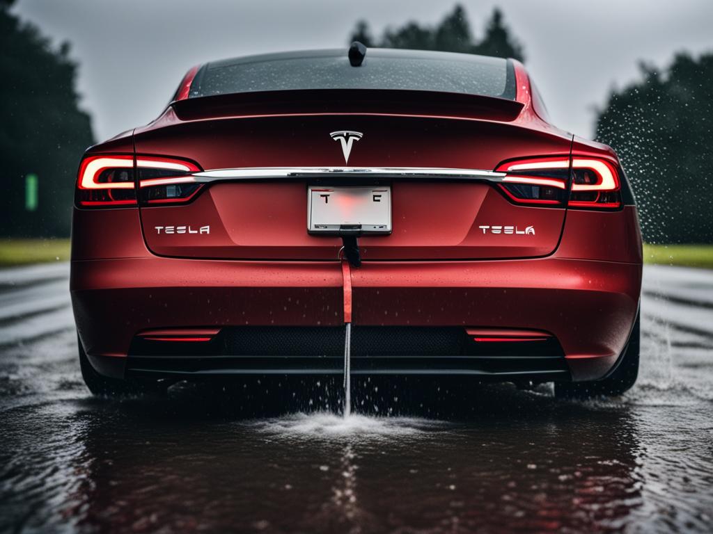 rain and Tesla charging speed